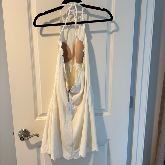 NWT Marysia Bianca Halter Athletic Dress in Coconut White | L - Picture 5 of 9